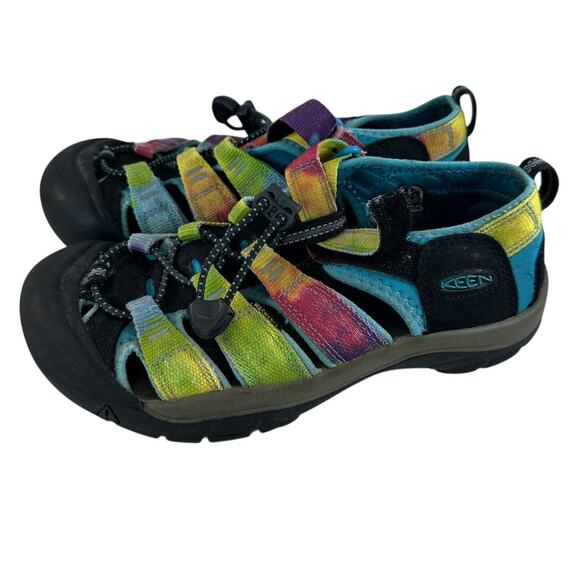Keen kids rainbow waterproof sandals Size 3 Preowned - Picture 1 of 6